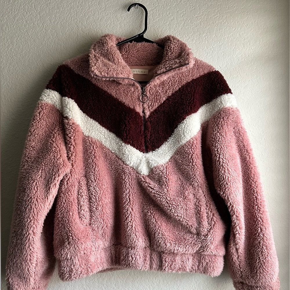 Bohme half zip fleece groovy pull over